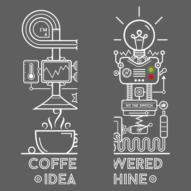 Coffee powered Idea Machine