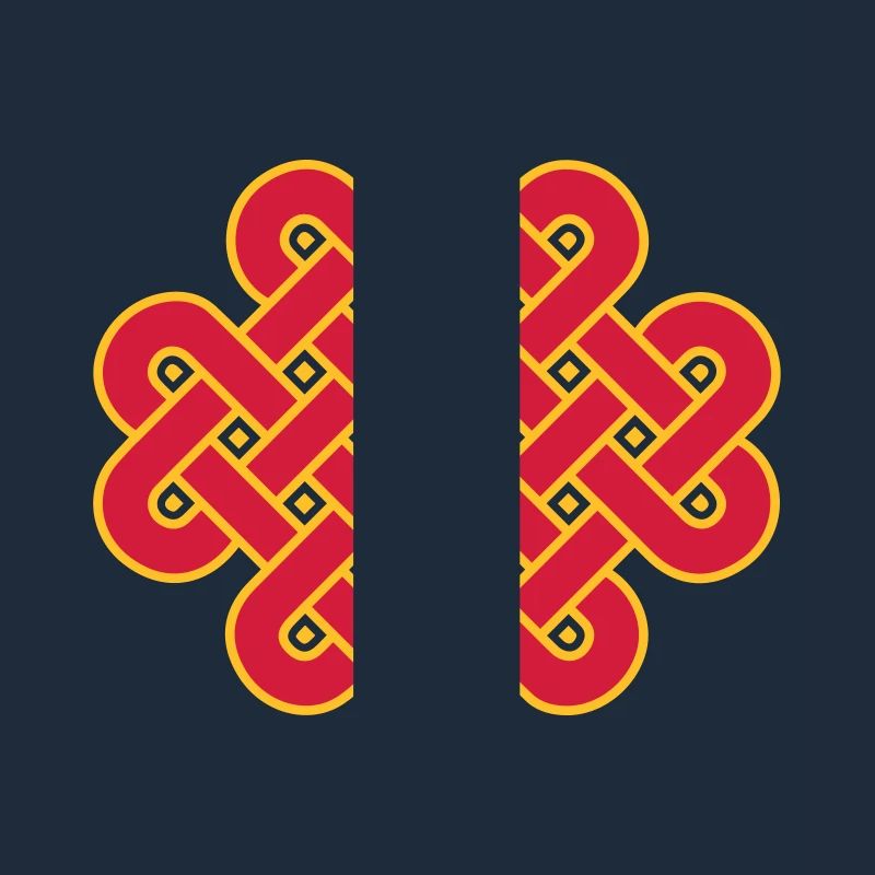 Infinity Buddhism Tibetan endless knot Celtic