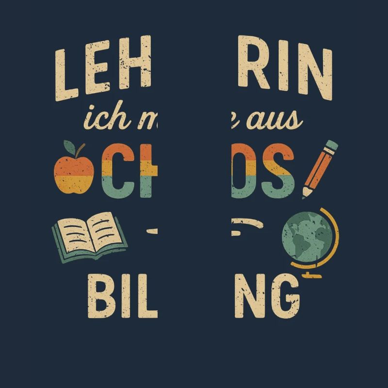 Lehrerin Chaos Bildung Schule Geschenk Spruch