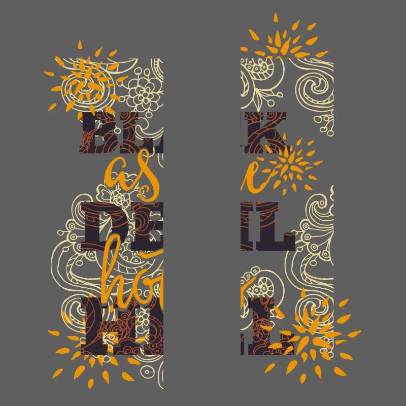 Black like devil-hot like hell- Coffee- Kaffee