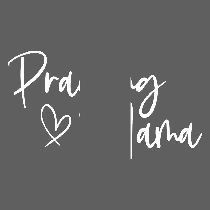 Praying Mama Heartfelt Expression for Devoted Moms