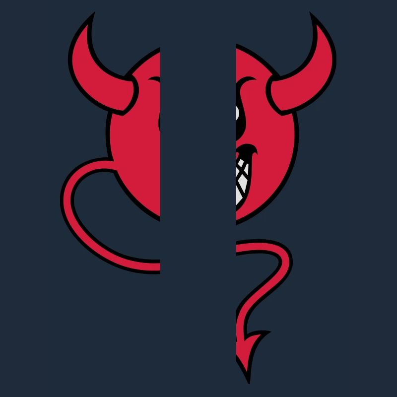 smilie devil red