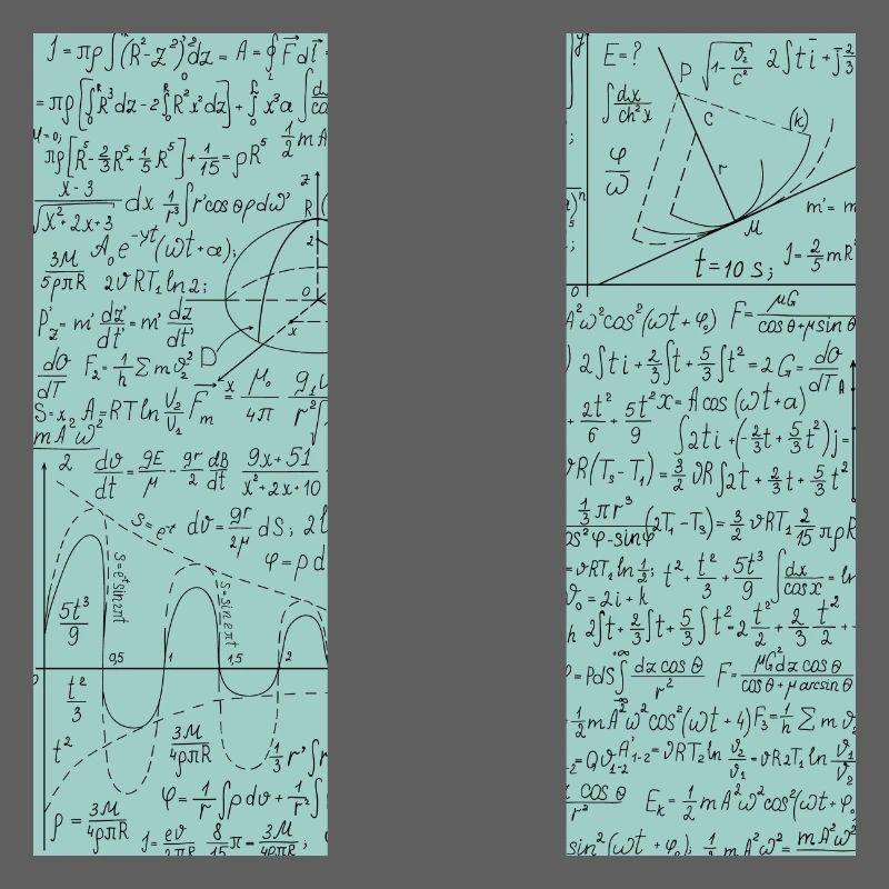 Math Equation Pattern, Math Formula Lover Gift