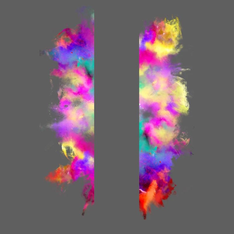 explosion de couleur