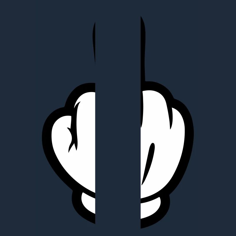 Mittelfinger Comic Hand