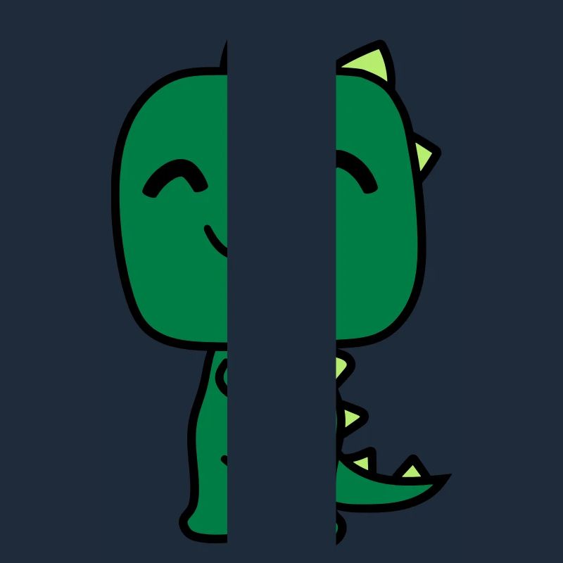 T-Rex Rex carnivore heureux mignon mignon petits e