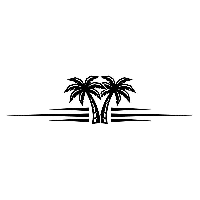 Palm Tree Icon Line