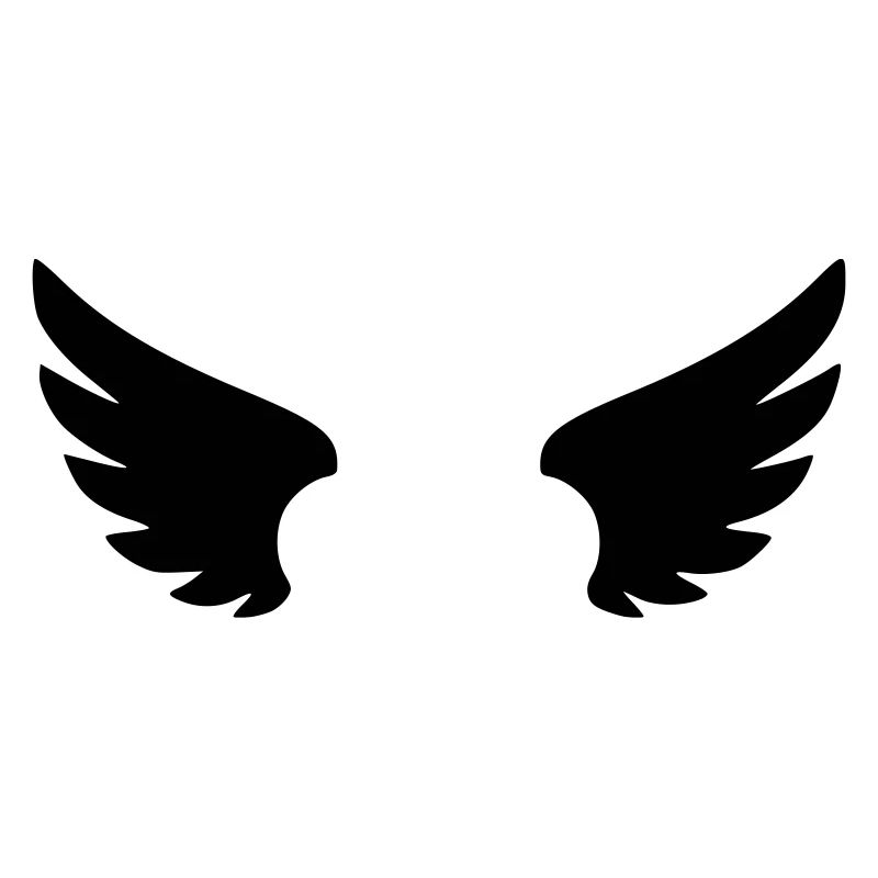 Engel Piktogramm | Schutzengel & Glaube Symbol