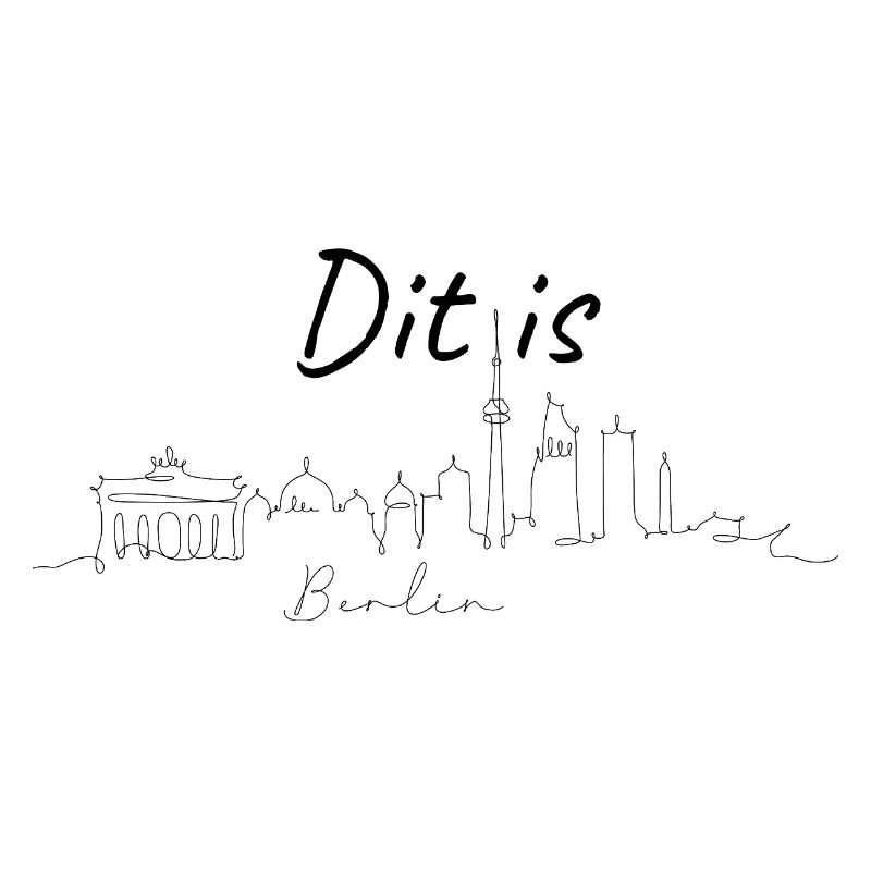 DIT IS BERLIN – SILHOUETTE DE BERLIN, CAPITALE