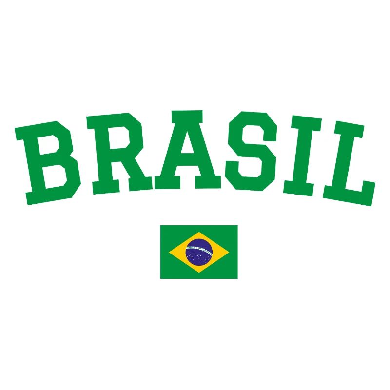 Drapeau du Brésil Conception Vert
