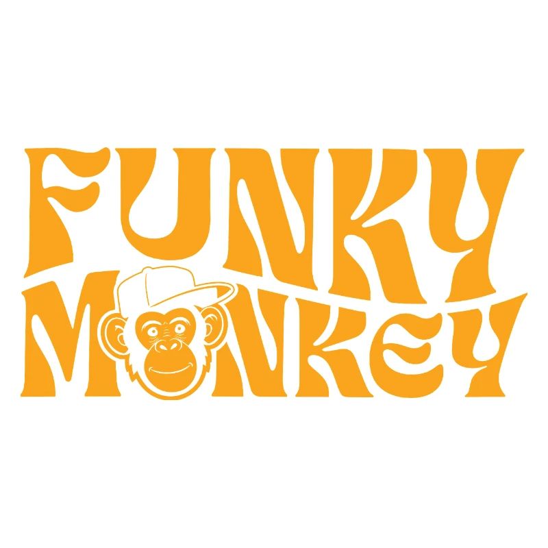 Funky Monkey Retro Typography