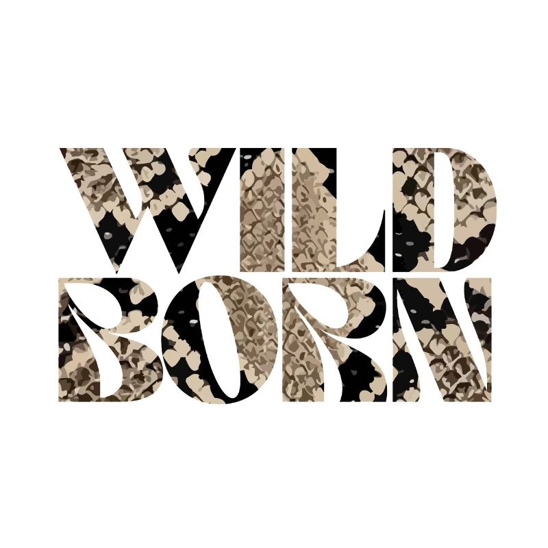 Wild Born serpent imprimé Design abstrait