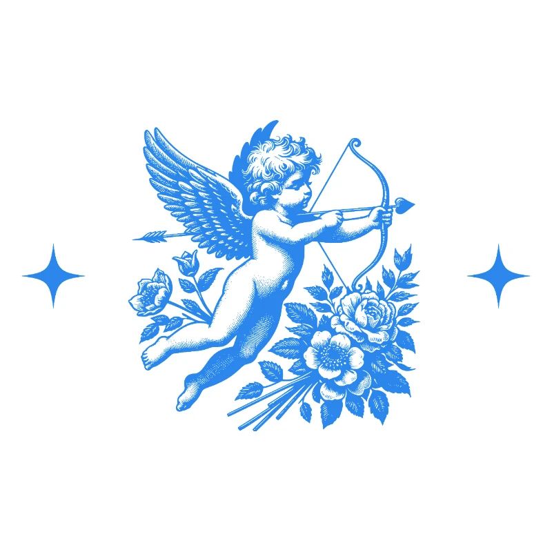 Blaue Blume Amor