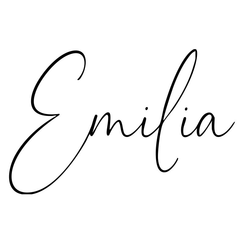 Emilia / Conception d’écriture manuscrite personnalisée