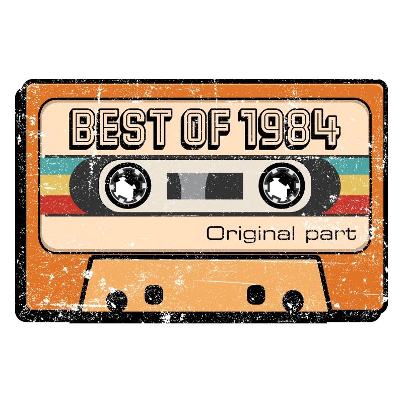 Le meilleur de 1984 Cassette rétro