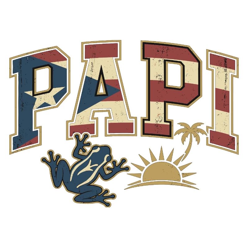 Papi Puerto Rico Flagge