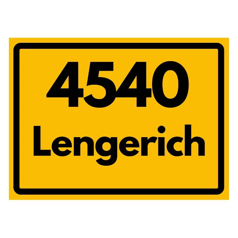 ALTE POSTLEITZAHL PLZ RETRO 4540 LENGERICH