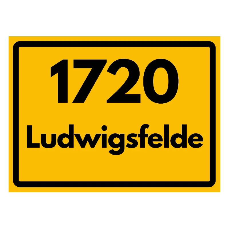 OLD POSTCODE POSTCODE RETRO 1720 LUDWIGSFELDE