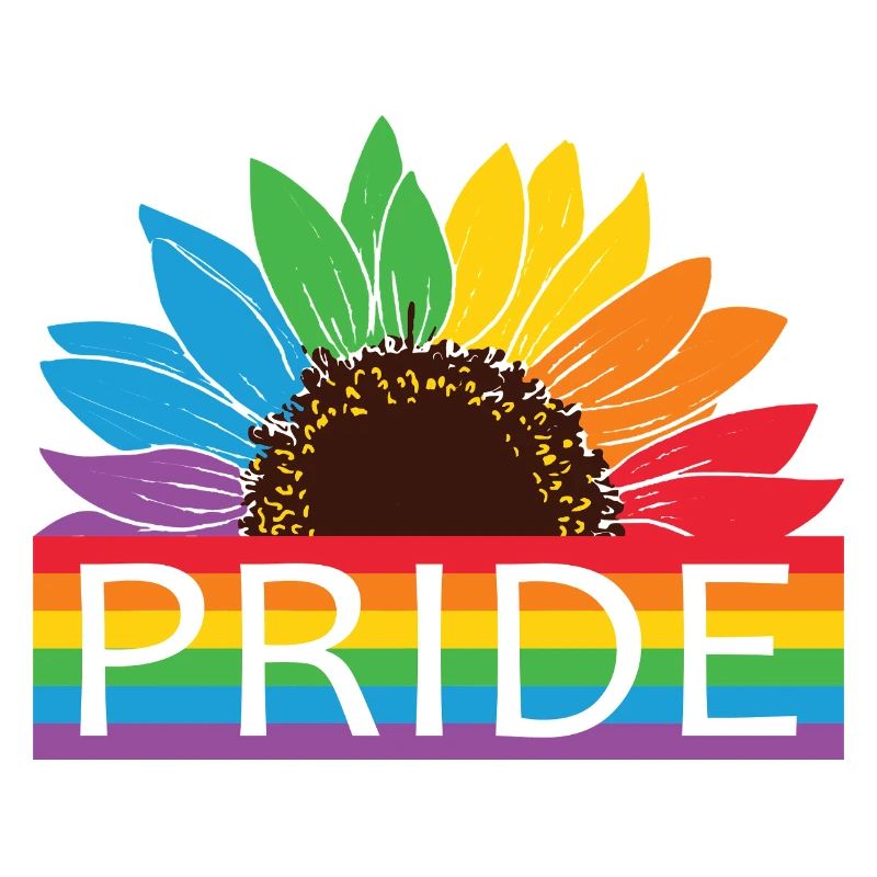 Pride Sonnenblume Rainbow