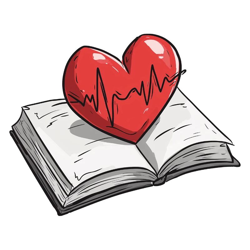 Beating Heart Shaped Book Pulse Design