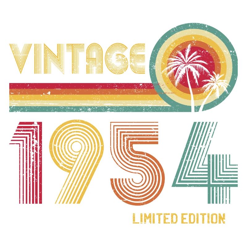 Retro 1954 Palm Sunset Edition