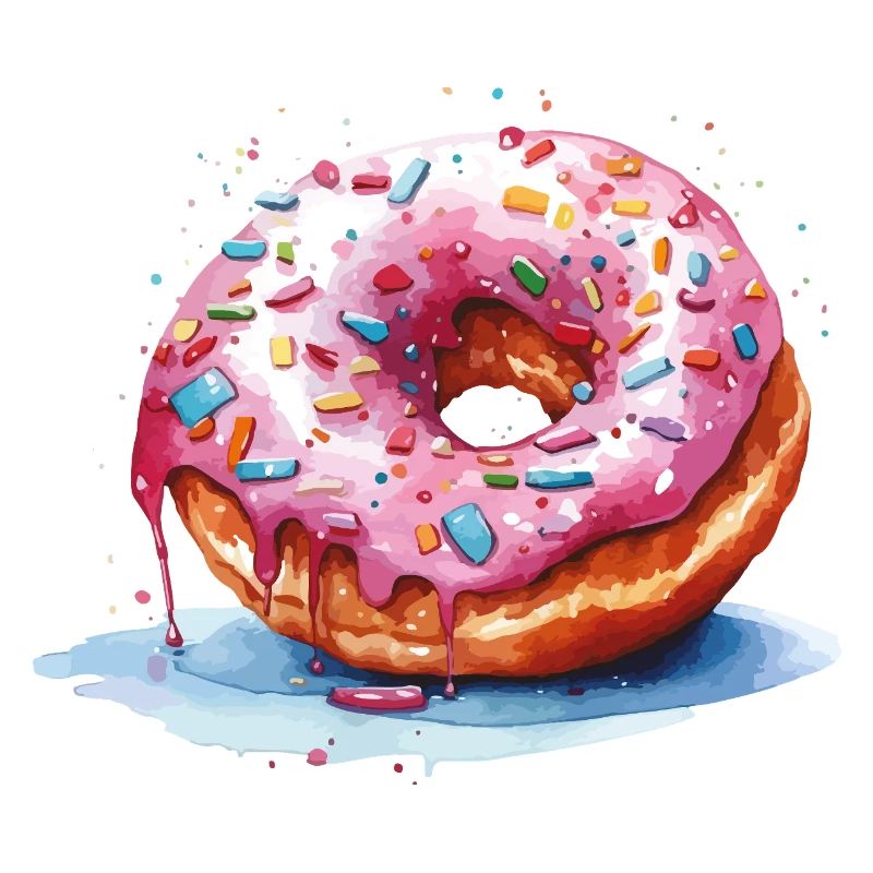 Donut mit Streuseln