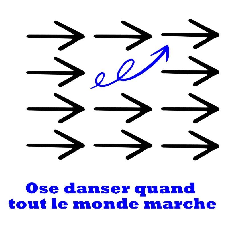 Dance when everyone else walks – Minimal design