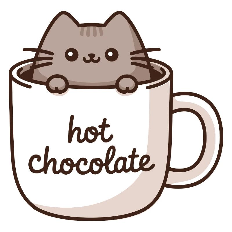 Chats dans une tasse – Breloque chocolat chaud