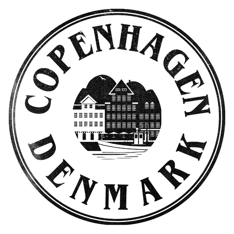 Copenhagen Denmark – Waterfront Emblem