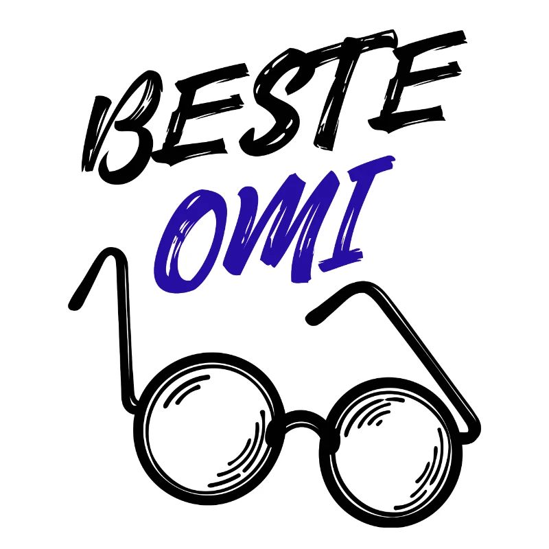 Oma Großmutter Beste Omi Brille Statement