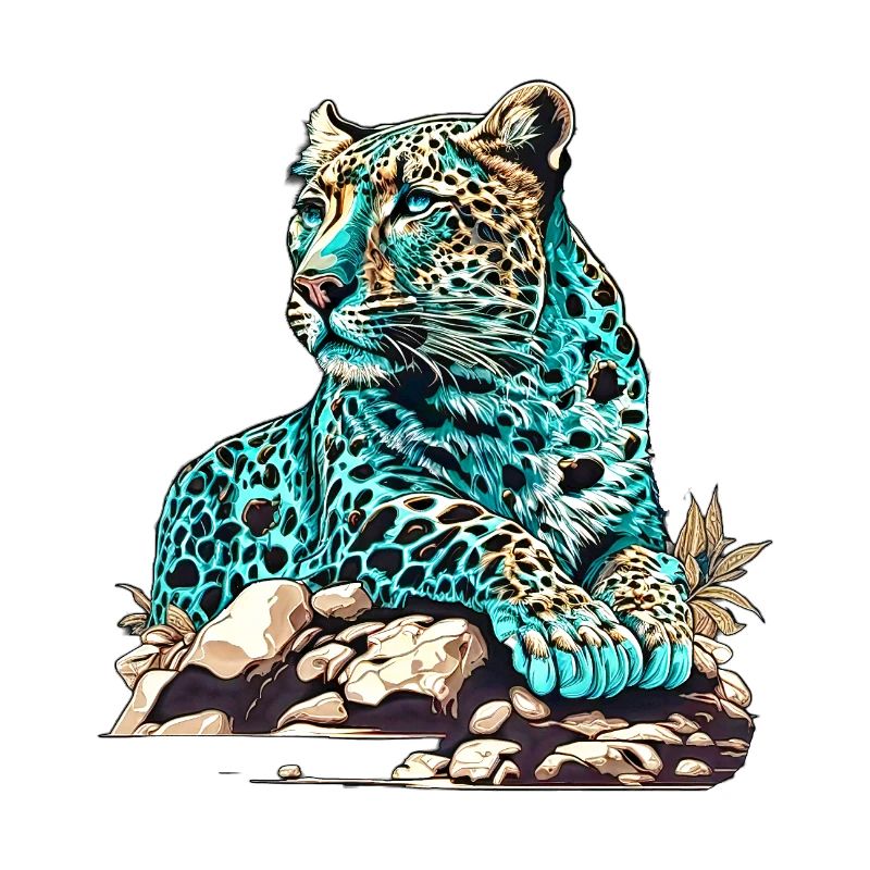 Léopard à l’affût