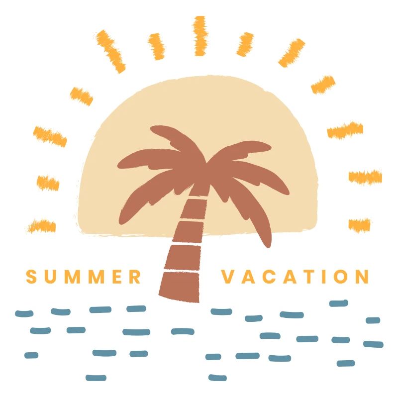 Sunset Palm Vacation Logo