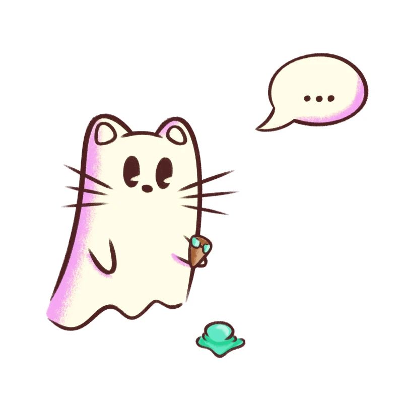 Ghost Cat Drops - Oops