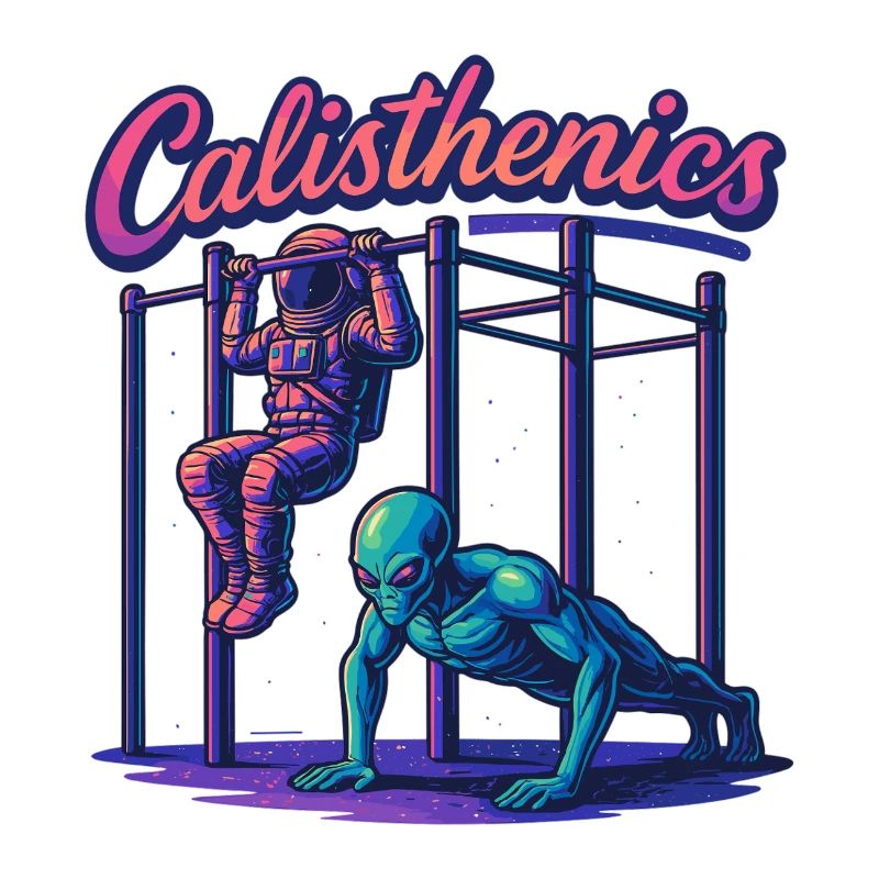 Calisthenics Astronaut Alien Pull-ups Gift