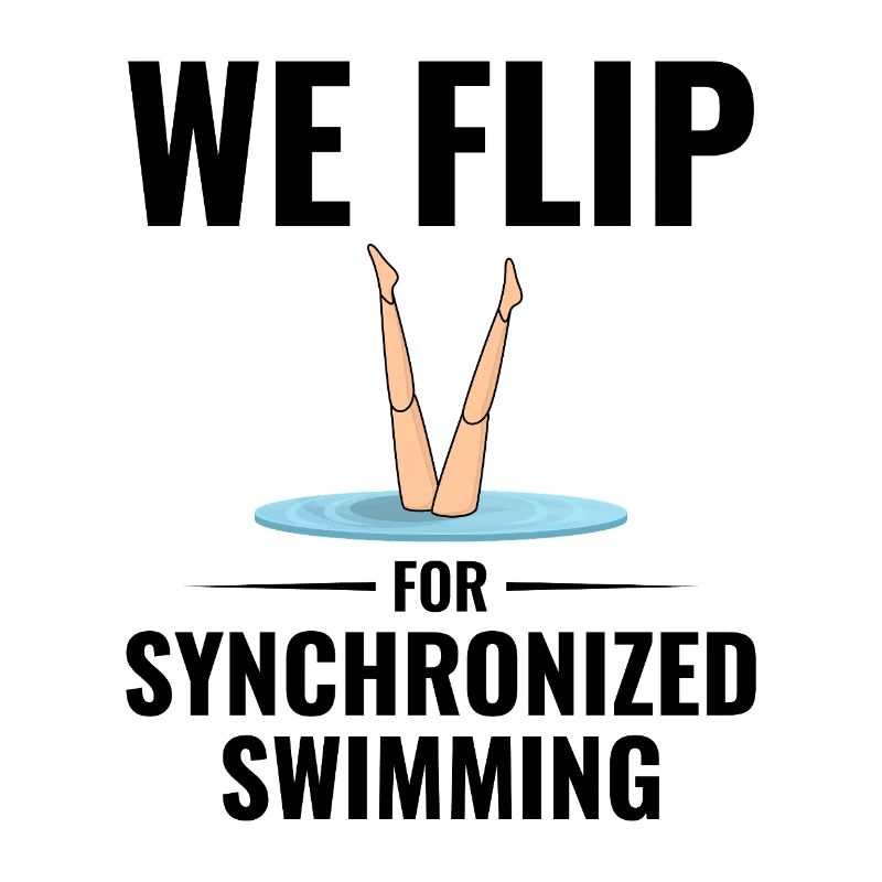Humorous Legs Drowning Synchronized Swim