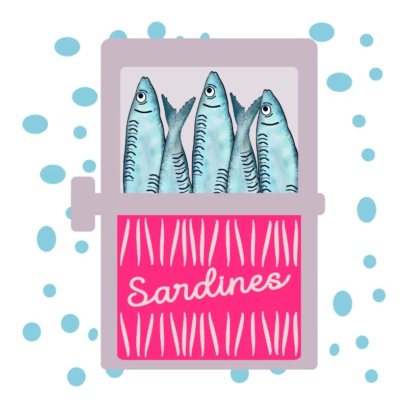 BOÎTE DE POISSON SARDINES BOÎTE DE POISSON