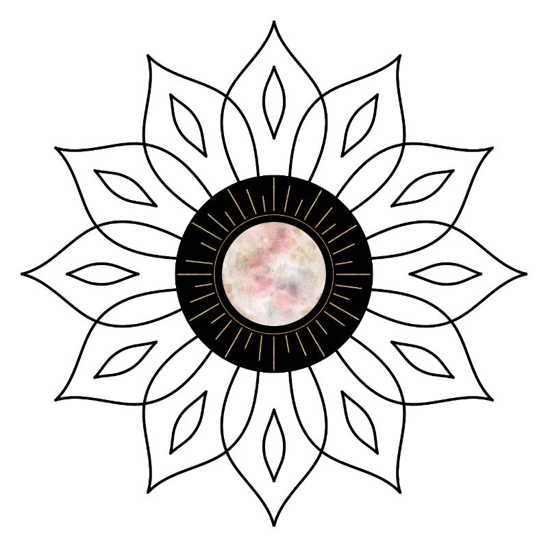 Mandala-Rosette