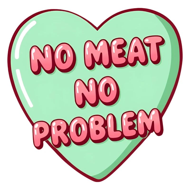 Mint Bubble Heart – No Meat No Problem