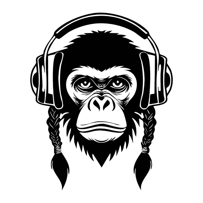 Chemise Masked Monkey Head Underground Beat Edition