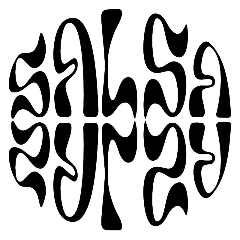 Conception de logo typographique Salsa
