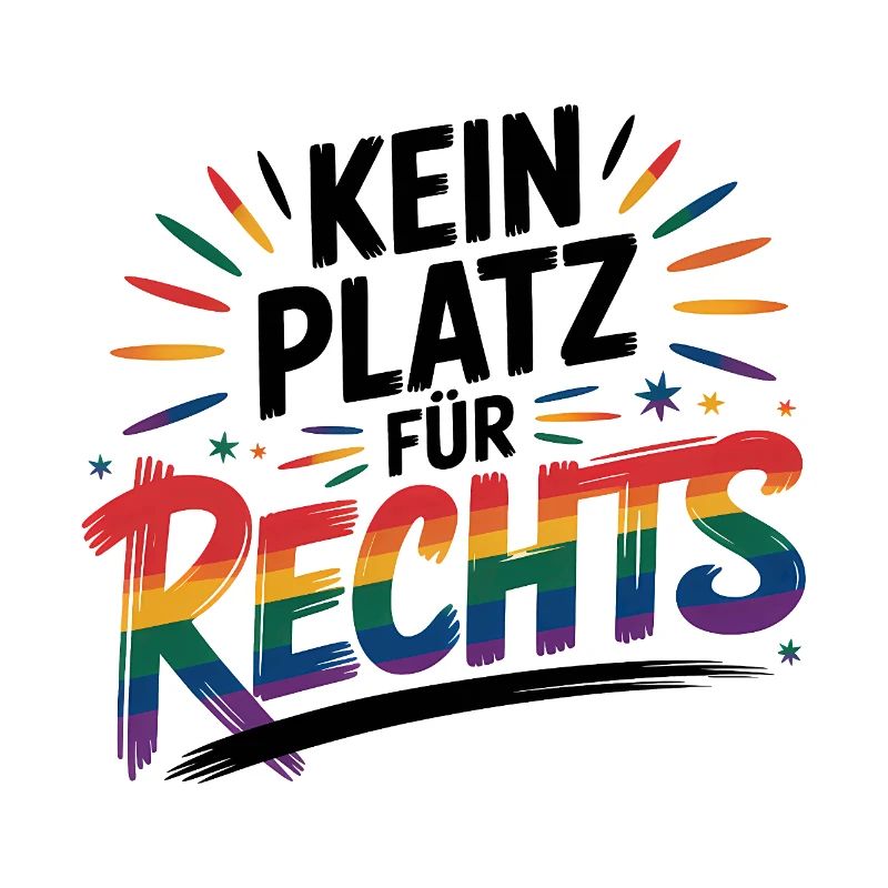 No Place for Hate - Cool Pride Logo