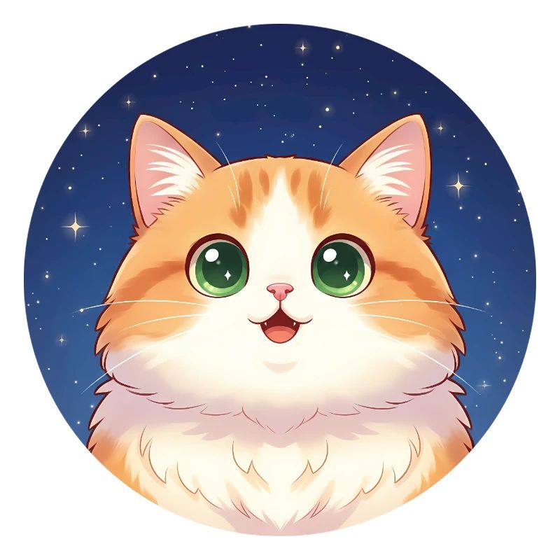 Chaton de la Nuit Étoilée