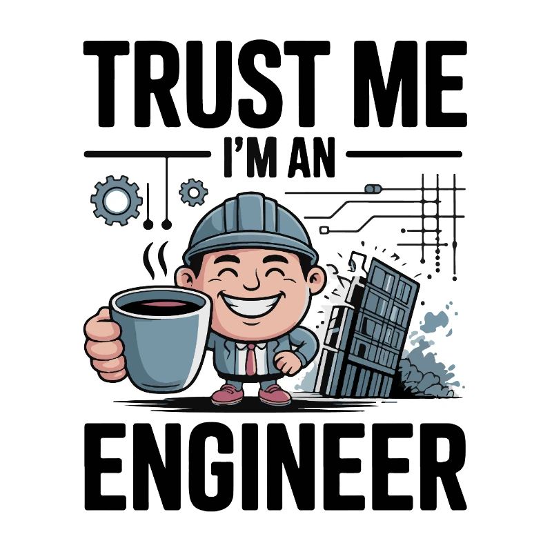 Trust Me I’m an Engineer - for light background