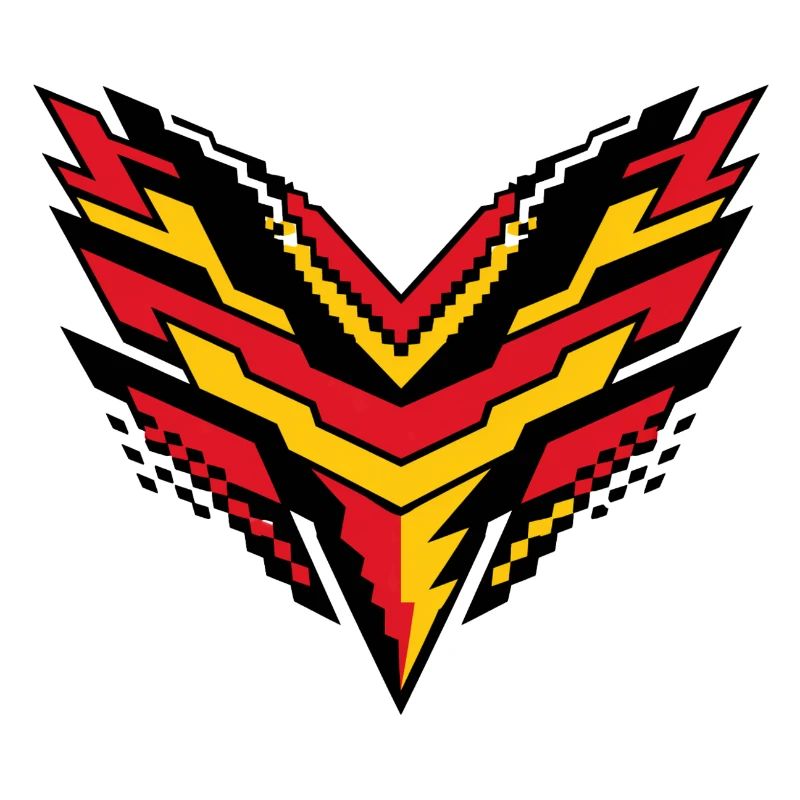 V-Pixel Storm Contrast Logo