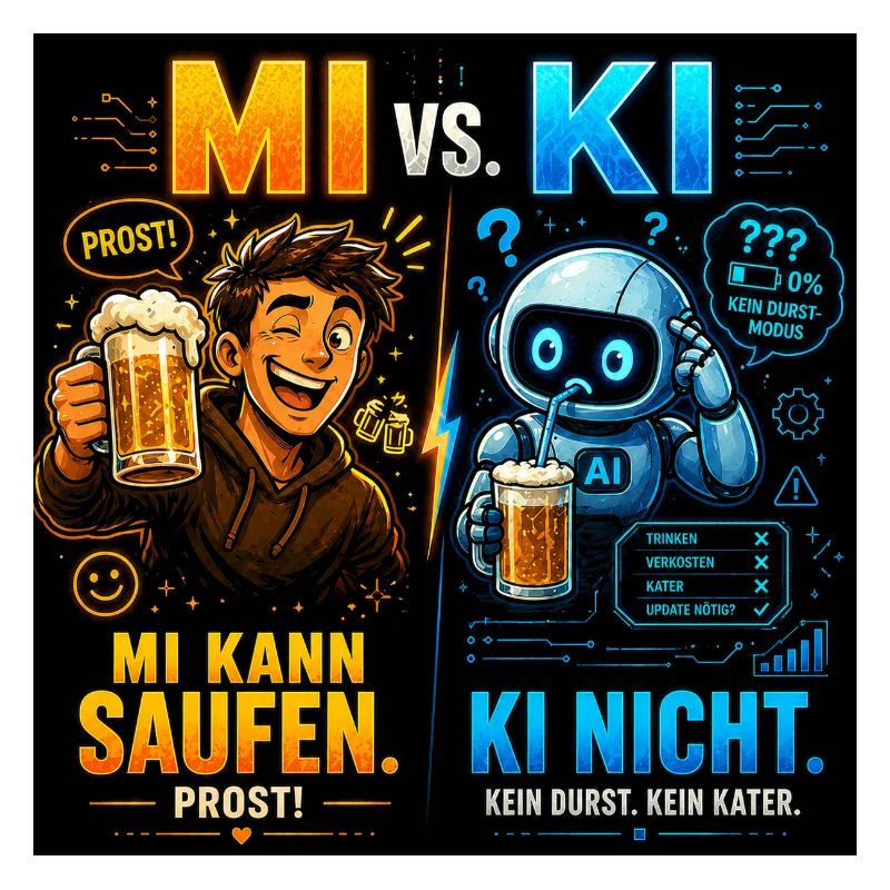 MI vs KI – Prost statt Prompt
