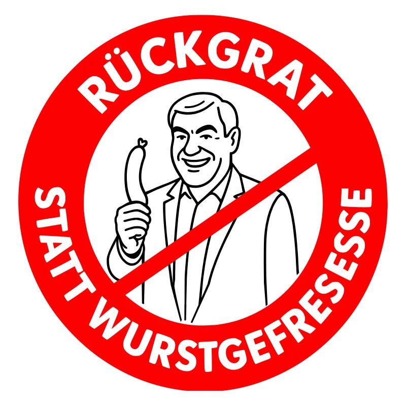 Rückgrat statt Wurstgefresse! WUNSCHFARBEN Comic