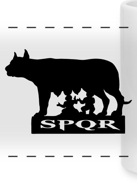she-wolf romulus remus italian symbol of rome ital