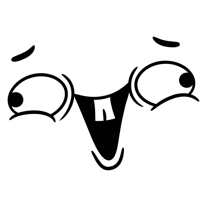 Fou rire de visage