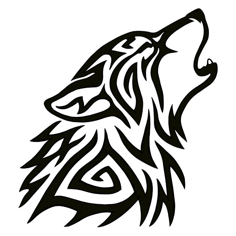 Stammeswolf heulen