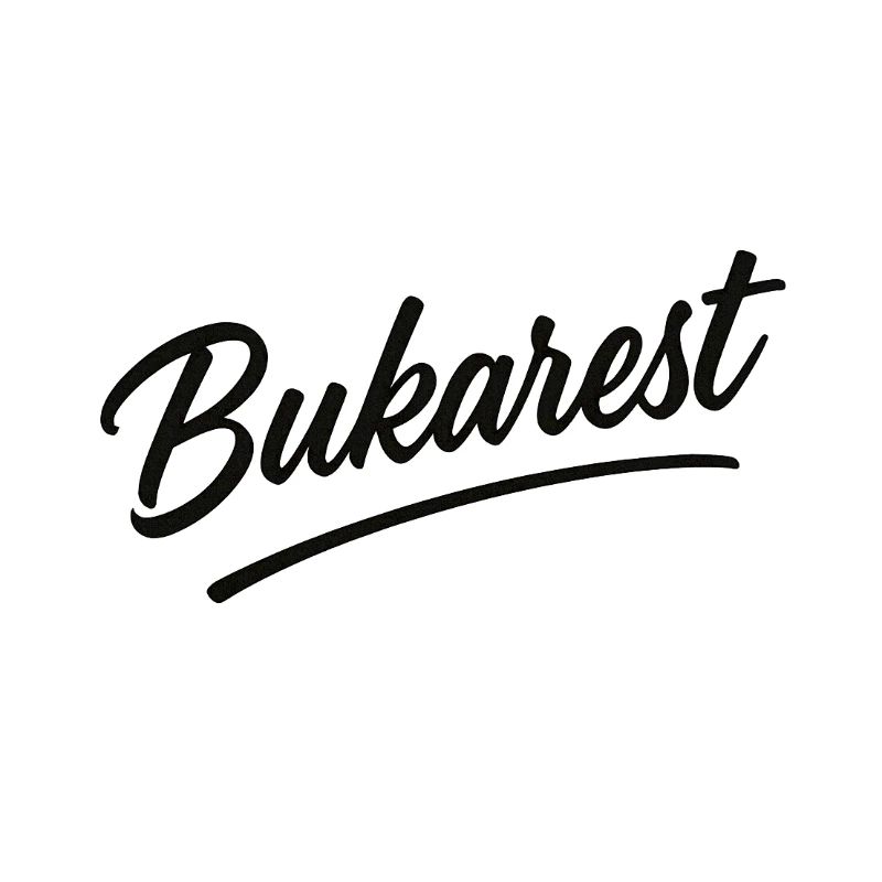 Bukarest Script Vintage Logo